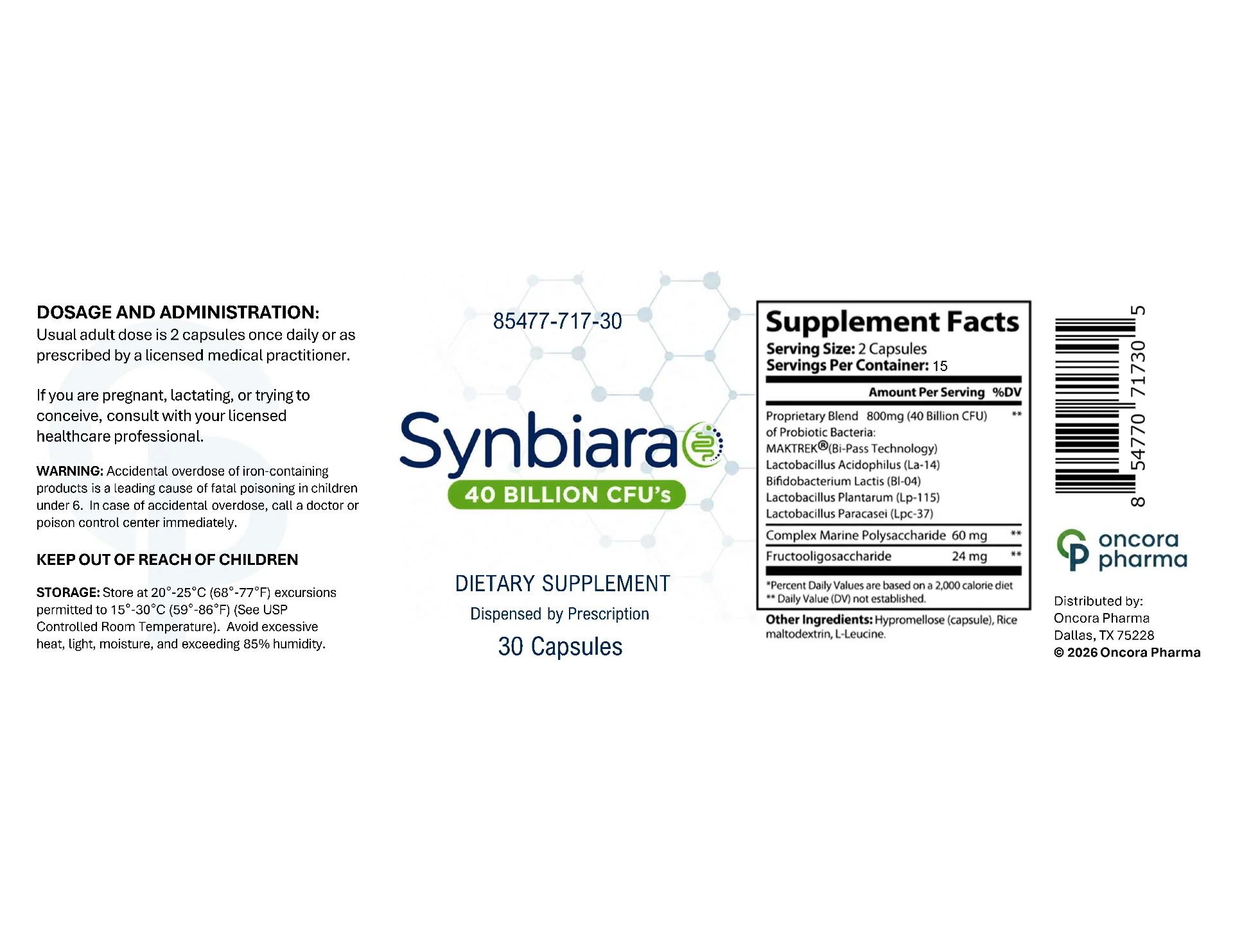 Prescribing label