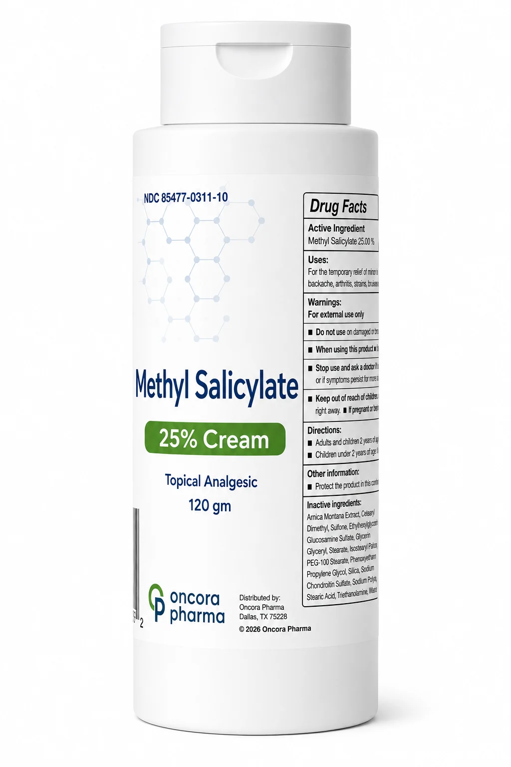 Methyl Salicylate 25% Cream