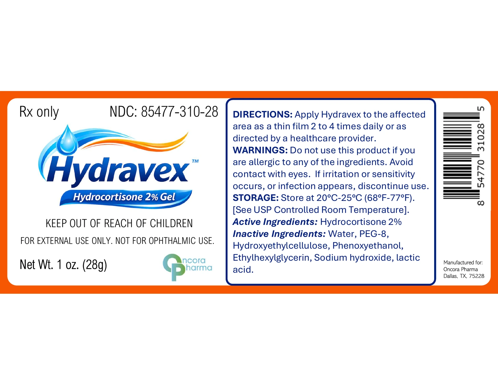 Prescribing label