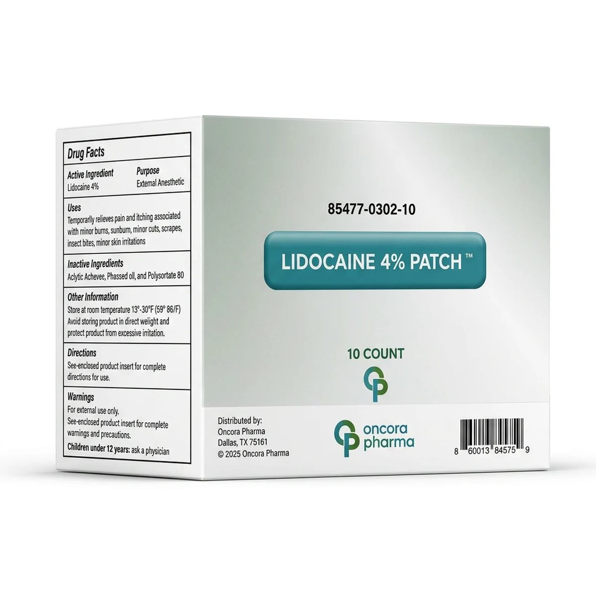 Lidocaine 4% Patch
