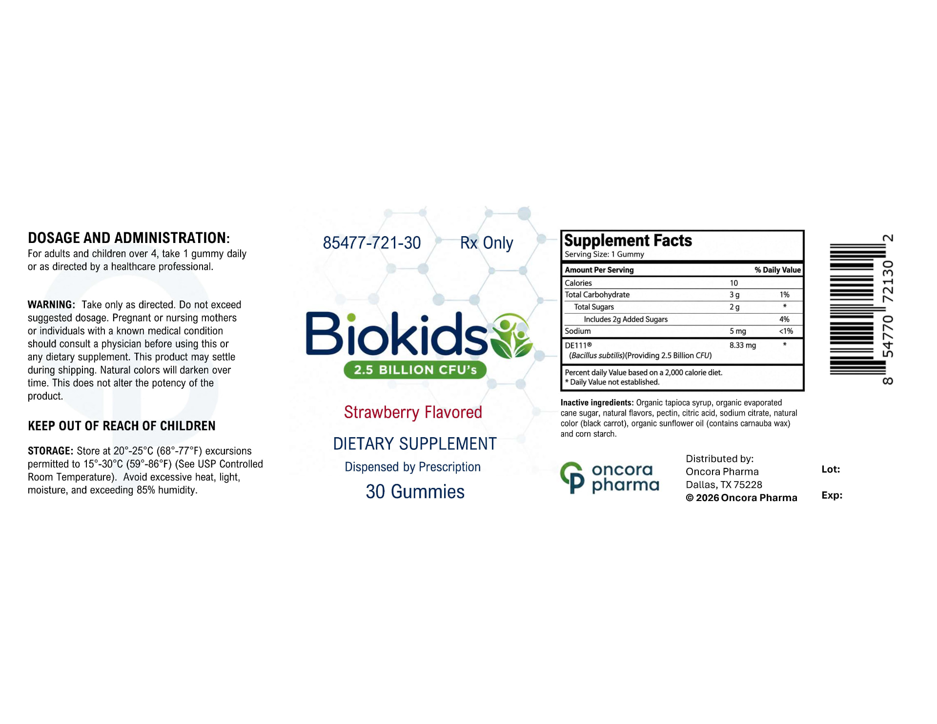 Prescribing label